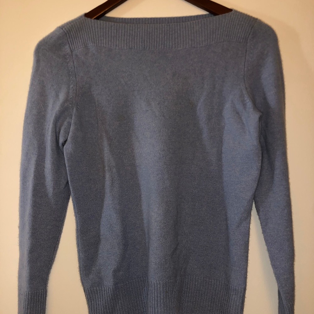 Talbots Petite Boat Neck Cashmere Sweater
